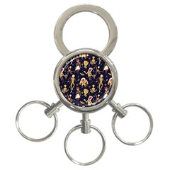 Alien Surface Pattern 3-ring Key Chains by BangZart