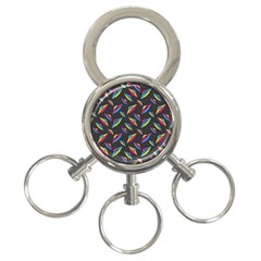 Alien Patterns Vector Graphic 3-ring Key Chains by BangZart