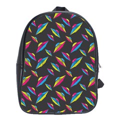 Alien Patterns Vector Graphic School Bags(large)  by BangZart