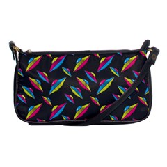 Alien Patterns Vector Graphic Shoulder Clutch Bags by BangZart