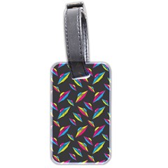 Alien Patterns Vector Graphic Luggage Tags (two Sides) by BangZart