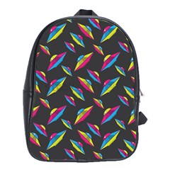 Alien Patterns Vector Graphic School Bags (xl)  by BangZart