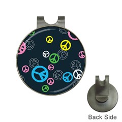 Peace & Love Pattern Hat Clips With Golf Markers by BangZart