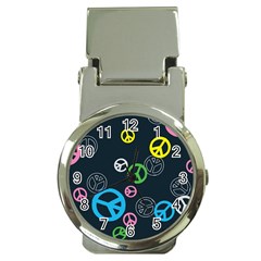 Peace & Love Pattern Money Clip Watches by BangZart