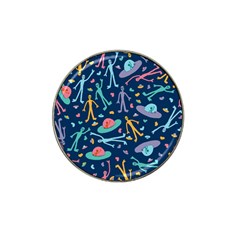 Alien Pattern Blue Hat Clip Ball Marker by BangZart