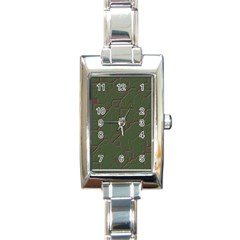 Alien Wires Texture Rectangle Italian Charm Watch by BangZart