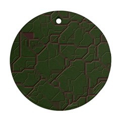 Alien Wires Texture Ornament (round)