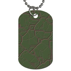 Alien Wires Texture Dog Tag (one Side) by BangZart