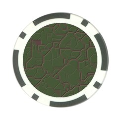 Alien Wires Texture Poker Chip Card Guard (10 Pack) by BangZart