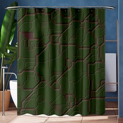 Alien Wires Texture Shower Curtain 60  X 72  (medium)  by BangZart