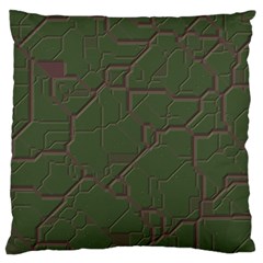 Alien Wires Texture Large Cushion Case (one Side) by BangZart