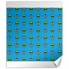 Alien Pattern Canvas 8  X 10  by BangZart