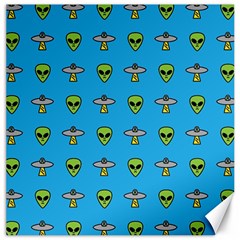 Alien Pattern Canvas 12  X 12   by BangZart