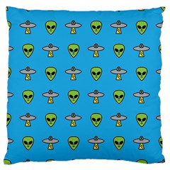 Alien Pattern Large Cushion Case (two Sides) by BangZart