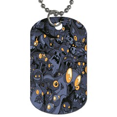 Monster Cover Pattern Dog Tag (one Side) by BangZart