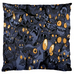 Monster Cover Pattern Large Cushion Case (two Sides)