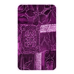 Purple Background Patchwork Flowers Memory Card Reader by BangZart