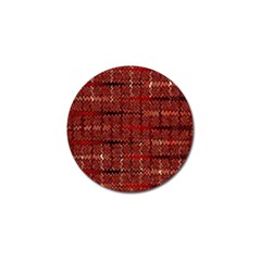 Rust Red Zig Zag Pattern Golf Ball Marker (10 Pack) by BangZart