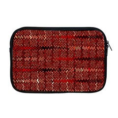 Rust Red Zig Zag Pattern Apple Macbook Pro 17  Zipper Case by BangZart