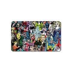 Vintage Horror Collage Pattern Magnet (name Card) by BangZart