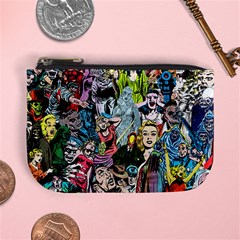 Vintage Horror Collage Pattern Mini Coin Purses by BangZart