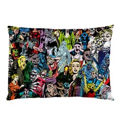 Vintage Horror Collage Pattern Pillow Case (two Sides) by BangZart