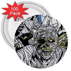 The Monster Squad 3  Buttons (100 Pack)  by BangZart