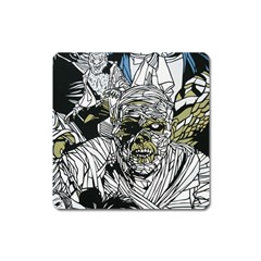 The Monster Squad Square Magnet by BangZart