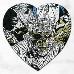 The Monster Squad Jigsaw Puzzle (heart) by BangZart