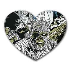 The Monster Squad Heart Mousepads by BangZart