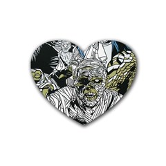 The Monster Squad Rubber Coaster (heart)  by BangZart