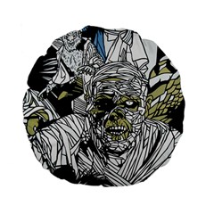 The Monster Squad Standard 15  Premium Flano Round Cushions by BangZart