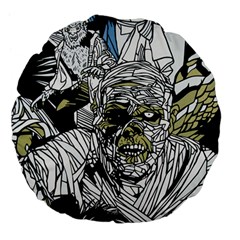 The Monster Squad Large 18  Premium Flano Round Cushions by BangZart