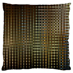 Background Colors Of Green And Gold In A Wave Form Standard Flano Cushion Case (one Side) by BangZart