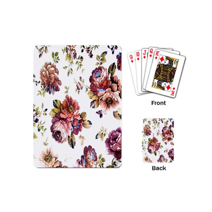 Texture Pattern Fabric Design Playing Cards (Mini) 