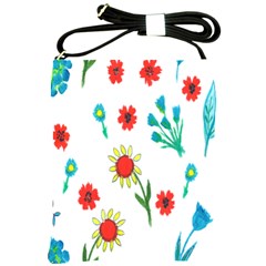 Flowers Fabric Design Shoulder Sling Bags by BangZart