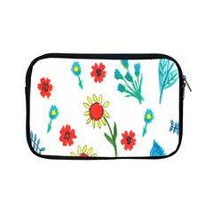 Flowers Fabric Design Apple Ipad Mini Zipper Cases by BangZart