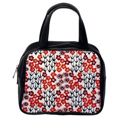 Simple Japanese Patterns Classic Handbags (one Side) by BangZart