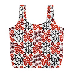 Simple Japanese Patterns Full Print Recycle Bags (l)  by BangZart