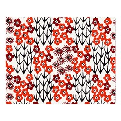 Simple Japanese Patterns Double Sided Flano Blanket (large)  by BangZart