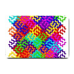 3d Fsm Tessellation Pattern Small Doormat  by BangZart