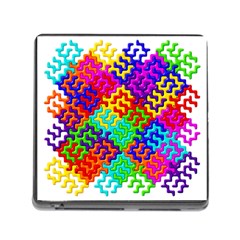 3d Fsm Tessellation Pattern Memory Card Reader (square) by BangZart