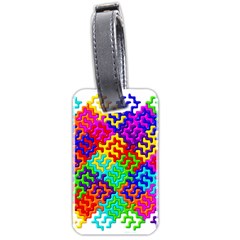 3d Fsm Tessellation Pattern Luggage Tags (two Sides) by BangZart