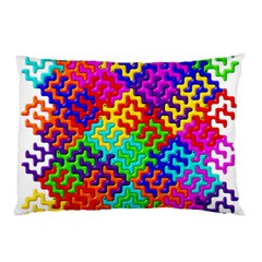 3d Fsm Tessellation Pattern Pillow Case (two Sides) by BangZart