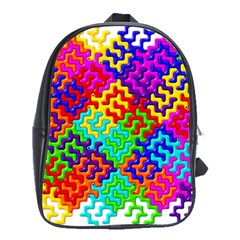 3d Fsm Tessellation Pattern School Bags (xl)  by BangZart