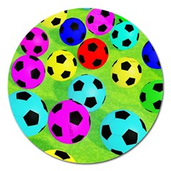 Balls Colors Magnet 5  (round) by BangZart