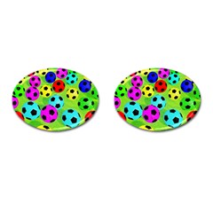 Balls Colors Cufflinks (oval) by BangZart