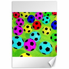 Balls Colors Canvas 24  X 36  by BangZart