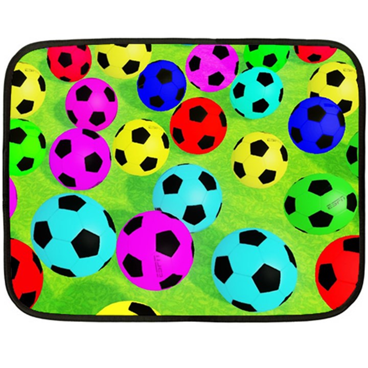 Balls Colors Fleece Blanket (Mini)