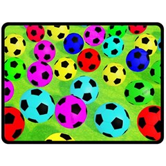 Balls Colors Fleece Blanket (large)  by BangZart